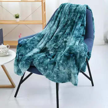 Роскошное одеяло из искусственного меха, мягкий и пушистый диван в гостиной, плюшевое одеяло для объятий, легкое одеяло для осени / зимы и весны