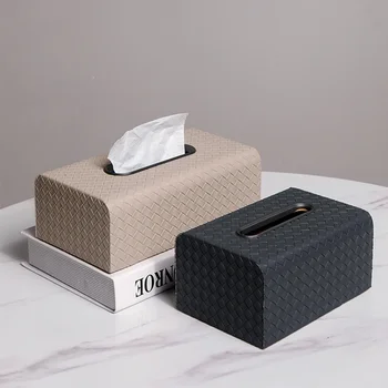 Коробка для салфеток в современном минималистском стиле, коробка для хранения на рабочем столе в домашней гостиной, украшение