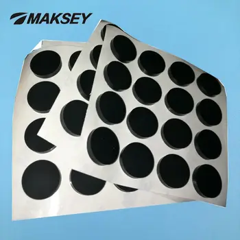 Мебельная резиновая прокладка MAKSEY, накладки для ног из силиконовой резины, 3 М самоклеящиеся бамперы для шкафа, Буферные накладки, резиновые амортизаторы, Детали фурнитуры.